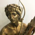 bronze statue of Apollo