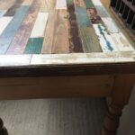greek old office table