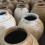 greek oil pots