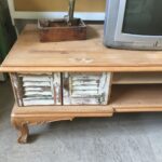 tv table, old vintage furniture, creation