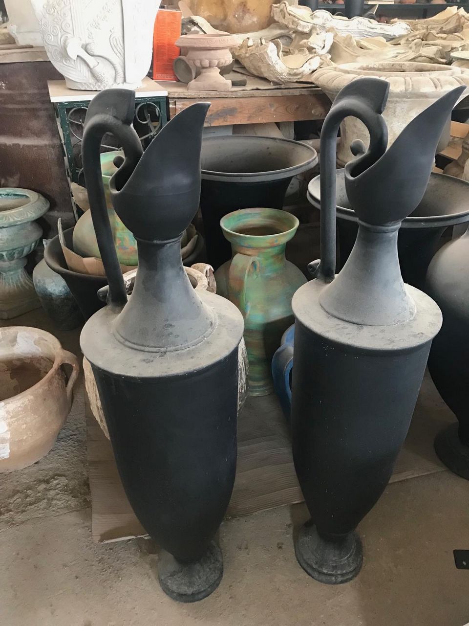 greek ceramic amphoras