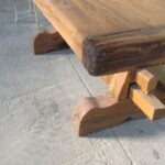 greek old wood table