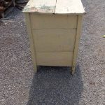 old small wooden cupboard, cabinet, handmade , with 2 wooden locks