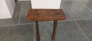 Old wooden stool ,very small in size ,handmade, rare piece