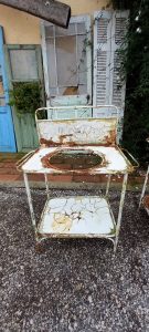 old iron wash stand, old iron table for porcelain bowl pitcher  ,in different colors, sizes and prices antique, old, vintage