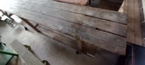 old very long wooden tables, 4 meter long (157 inches), work benches-work tables from very long wooden boards, table that can sit a large number of people, handmade, worktable, industrial design, vintage