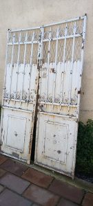 iron front garden door, 2-ply old iron garden gate door, solid, heavy, cast iron gate , garden door ,yard door